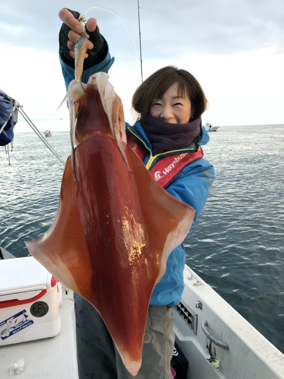 太刀魚テンヤで棚から牡丹餅～!! ハヤブサLady 隼華HAYAKA