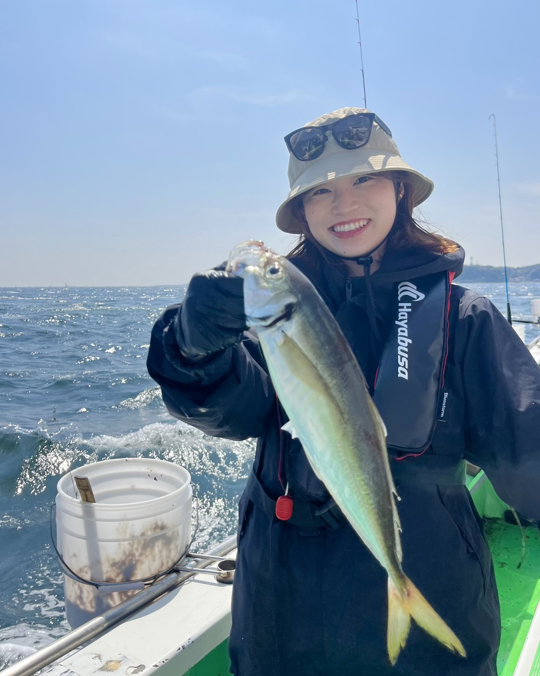 初！教至丸さんショートアジ船🐟✨ | ハヤブサLady 隼華-HAYAKA-