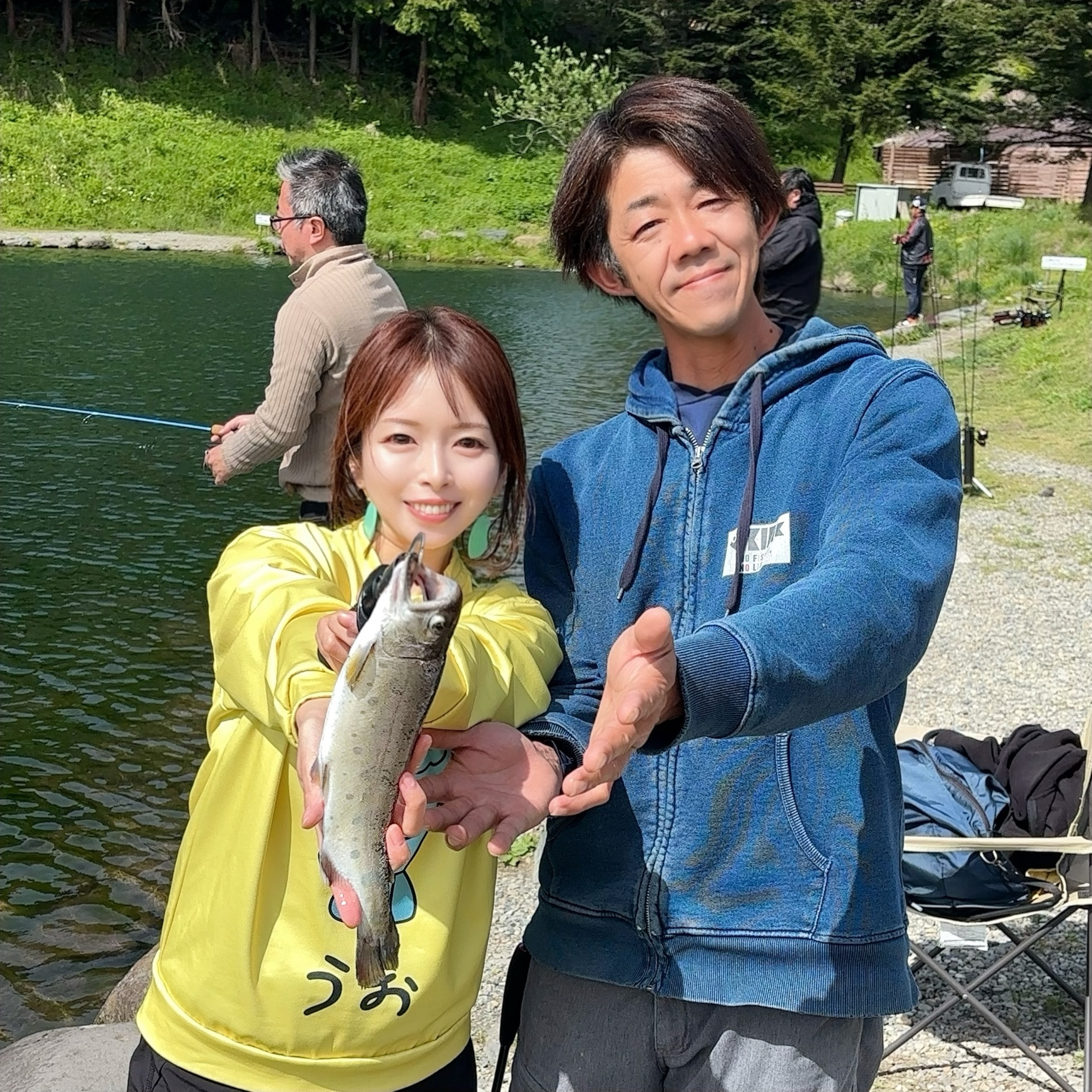 続]群馬🎣ブランド魚で有名な管釣りスポットへ✨ | ハヤブサLady 隼華
