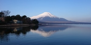 湖面に映える逆さ富士🗻✨