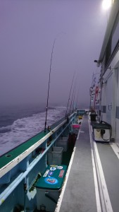 濃霧の中、出船💦
