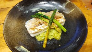 太刀魚のポワレ ブロッコリーソース添え
