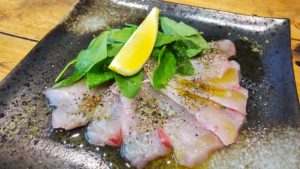 ヒラマサのカルパッチョ