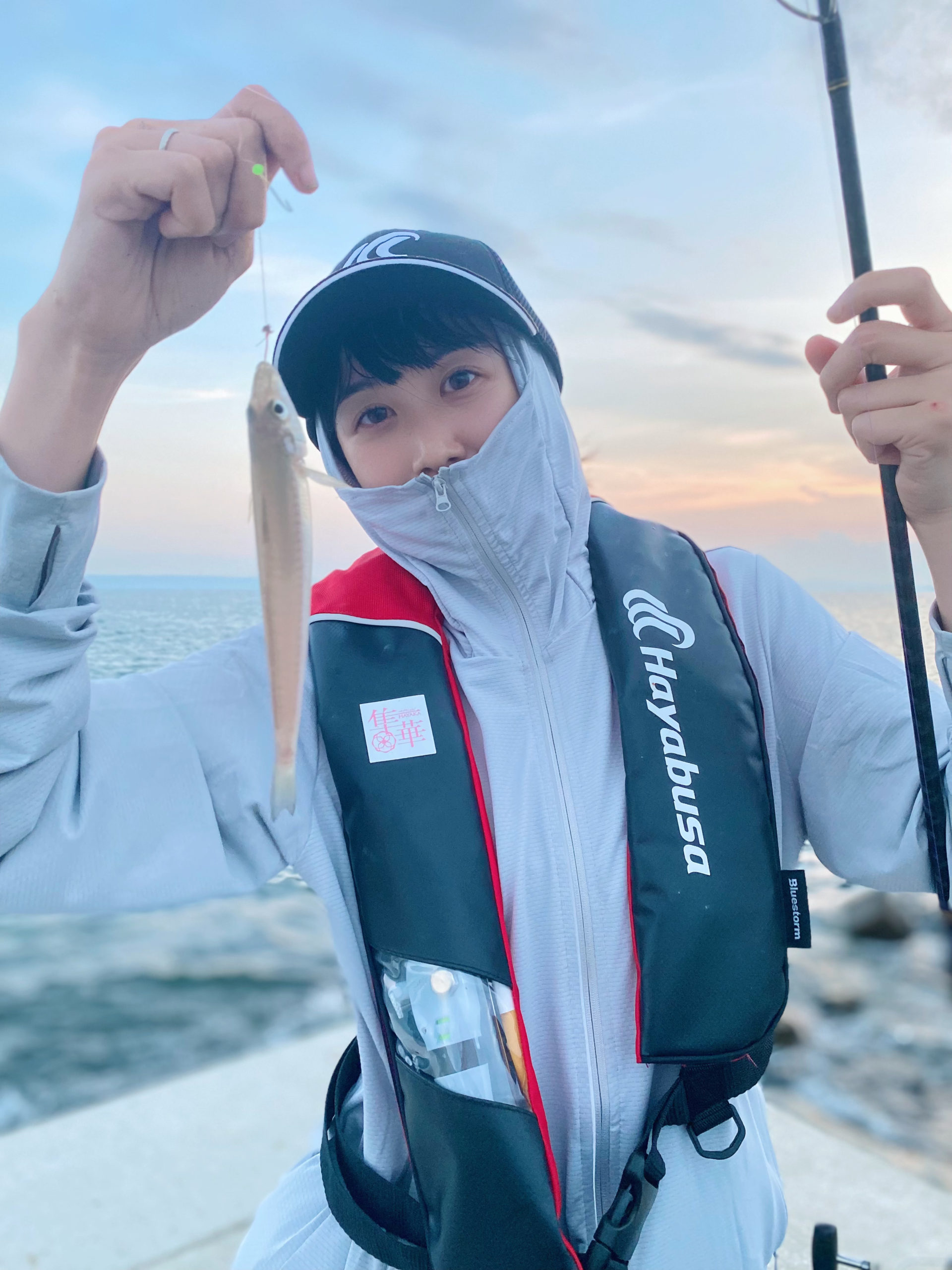 真夏のキス釣り🎣＠さくぽん | ハヤブサLady 隼華-HAYAKA-