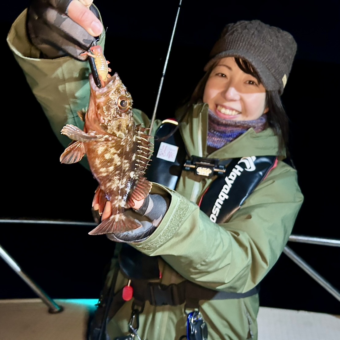 おもしろワーム達でカサゴ釣り | ハヤブサLady 隼華-HAYAKA-