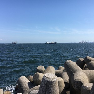 横浜の海