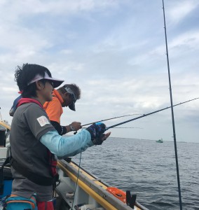 東京湾カワハギ釣り