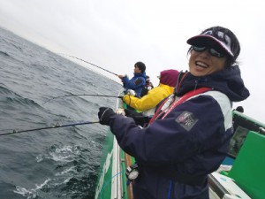 隼華イベント　タチウオ船釣り体験